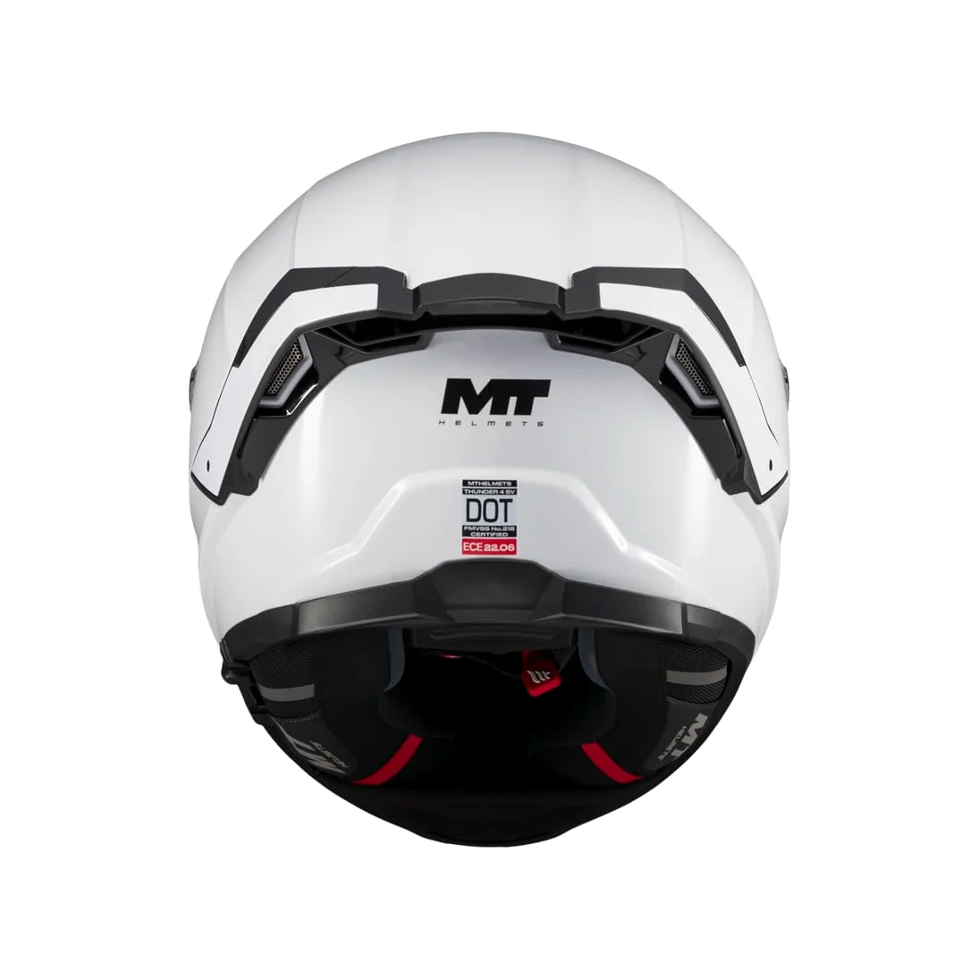 MT HELMETS Thunder 4 SV – Casco Moto Integral con Visor Solar Full Vision, Pantalla Antivaho Compatible con Pinlock, Interior Lavable y Calota HIRP | Homologado ECE 22.06 & DOT