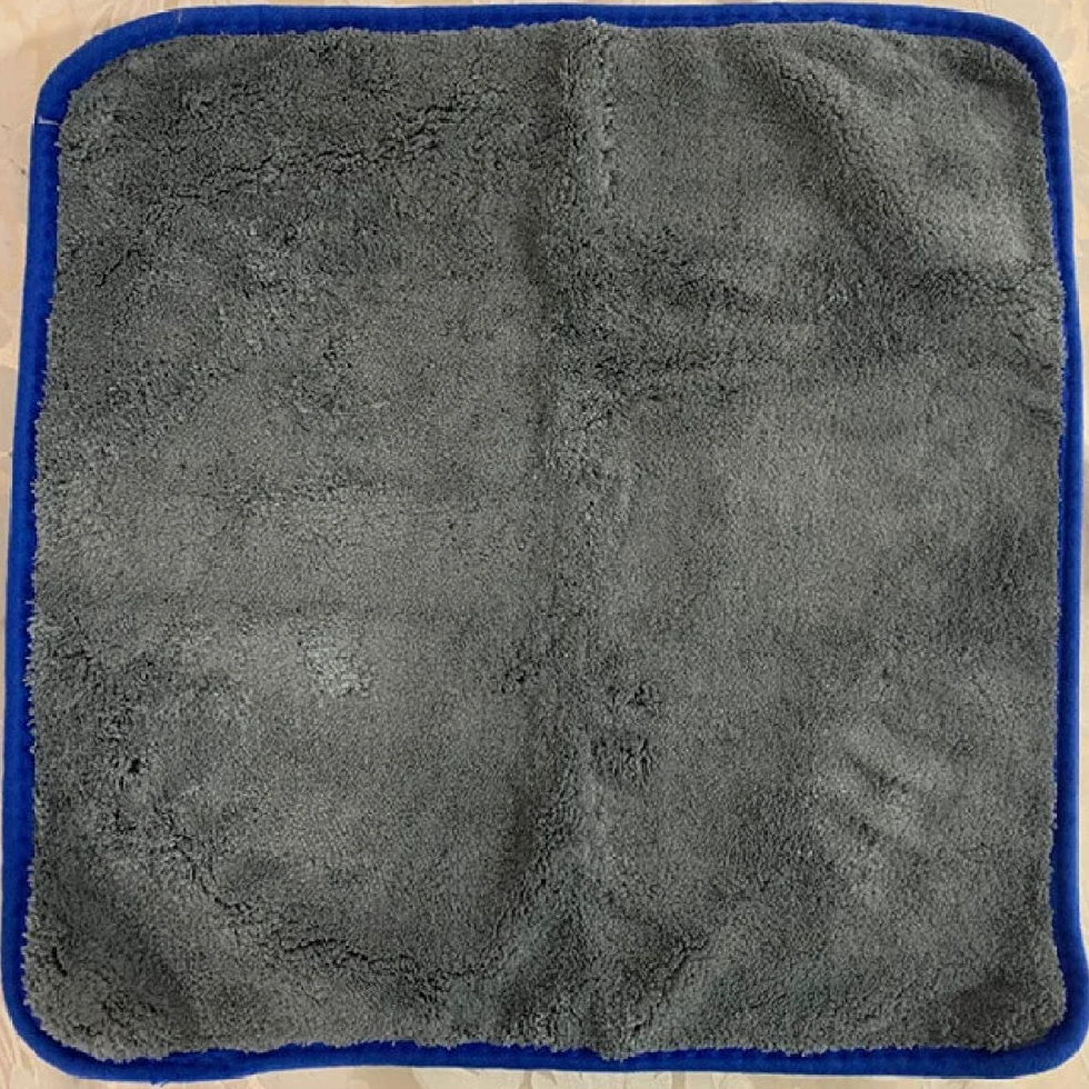 Toalla de lavado de autos 1200GSM Toalla de microfibra gruesa para lavado de autos Limpieza de autos Toallas de secado Detalle Trapos de paño de pulido para autos Vidrio de cocina 40x40cm, 1 paquete