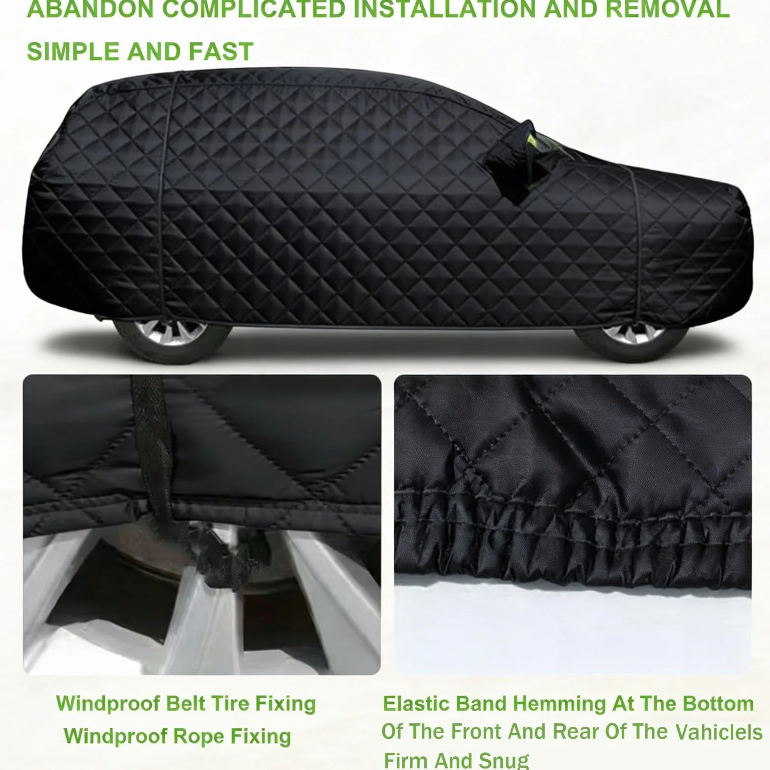 Funda Coche Antigranizo para C5 Aircross,Funda Coche Exterior Todo Tipo Clima Protección Coches Espesado Al Granizo A Las heladas A los arañazos y a los Rayos UV