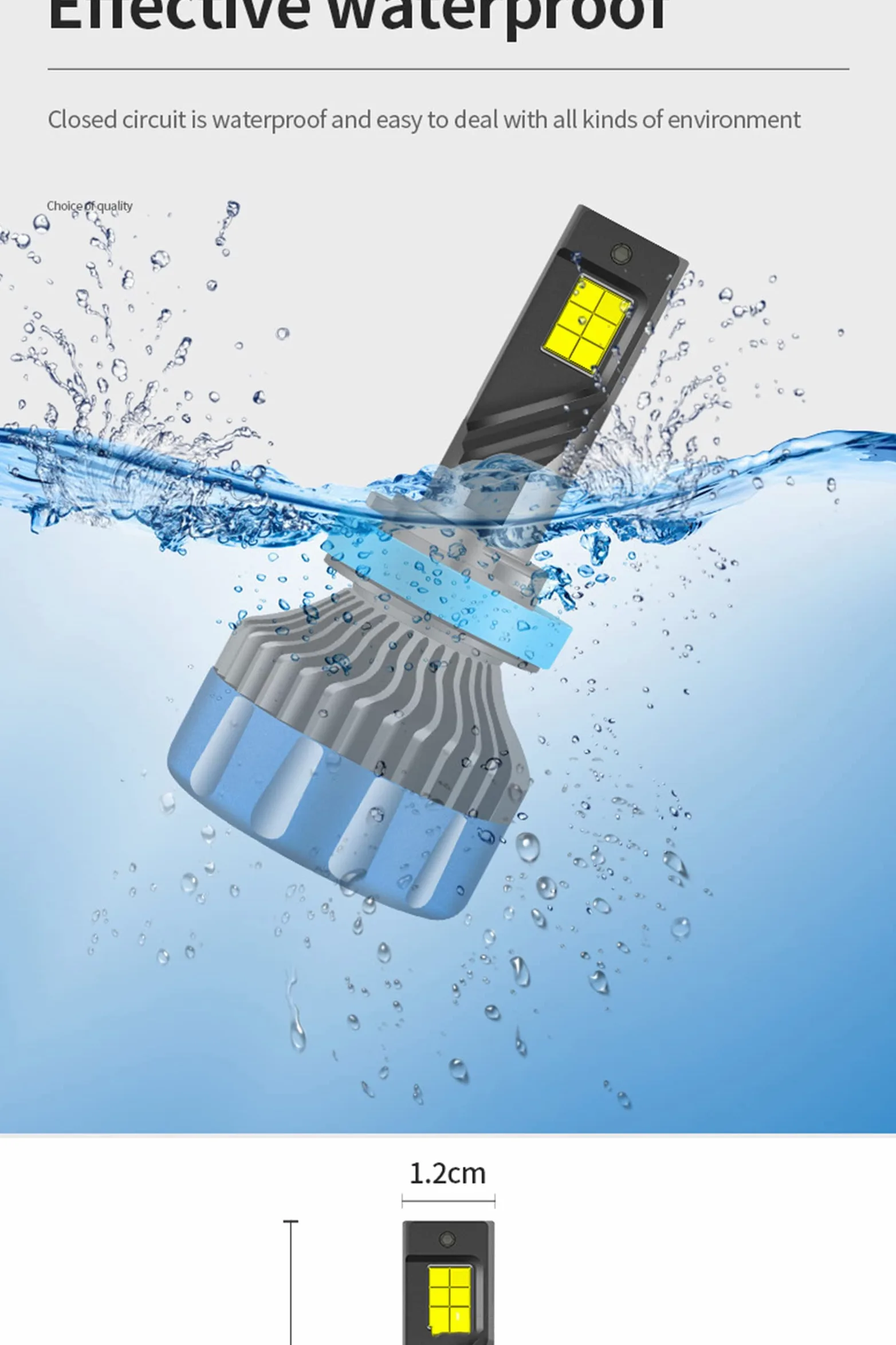 Bombillas LED Para Faros Delanteros, 80 W 16000 Lm, Kit De Conversión De Faros LED, Haz Bajo/Haz Alto Súper Brillante Con Decodificación, 6000 K Blanco Frío, Paquete De 2,H4