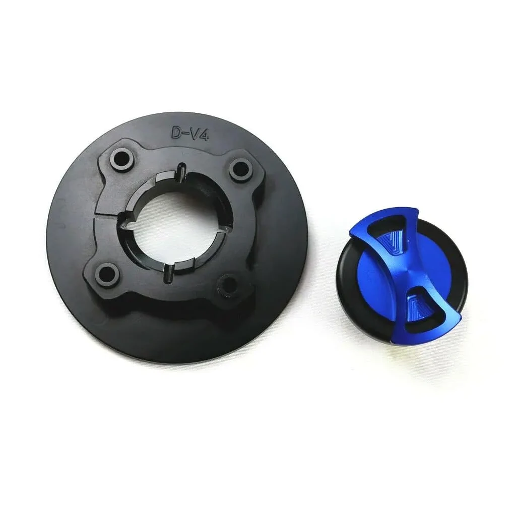 Moto Tapón Depósito Combustible Tapa de Tanque de Combustible con Forma de Pajarita CNC para Motocicleta para Du&Cati para Panigale V4 2018-2021