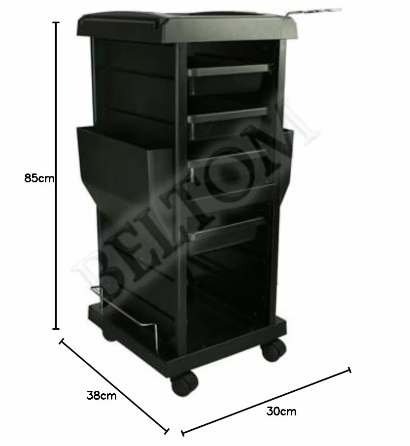 Beltom Salon Peluqueria Barbero Carro Cajones 4 Cajones para Colorear