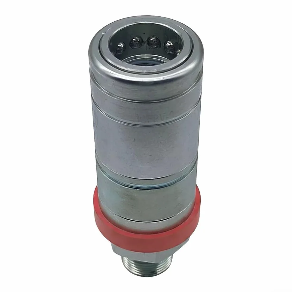 Acoplamiento rápido hidráulico hembra 1/2 pulgada M22x1.5 acero compatible tractores 6400 6410 6420 Massey Ferguson