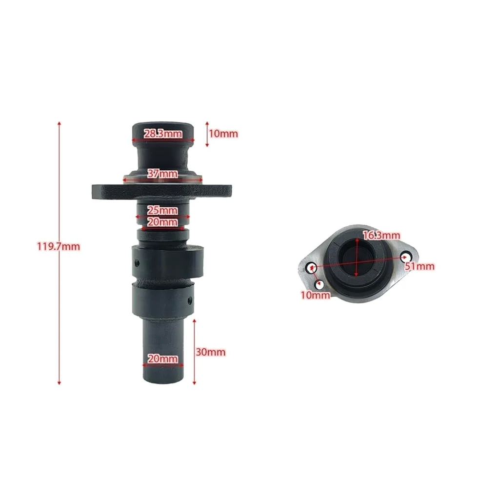 Árbol de levas compatible con Suzuki DR650, DR650RE, DR650S, DR650SE, DR650SM, DR650RSE, DR 650 RS 1990-1996, 12711-12D00, SP44B(Camshaft-28.3mm)