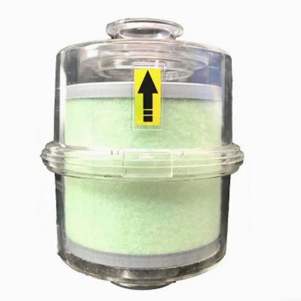 DAZZLEEX Dispositivo de eliminación de niebla de aceite para bomba de vacío, filtro de escape KF25 KF40, carcasa transparente de alta resistencia, tasa de filtración del 95%, filtro importado de