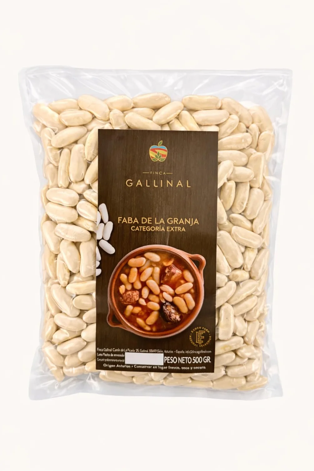 Faba Premium Gourmet do Fabada Asturiana 500g - Finca Gallinal