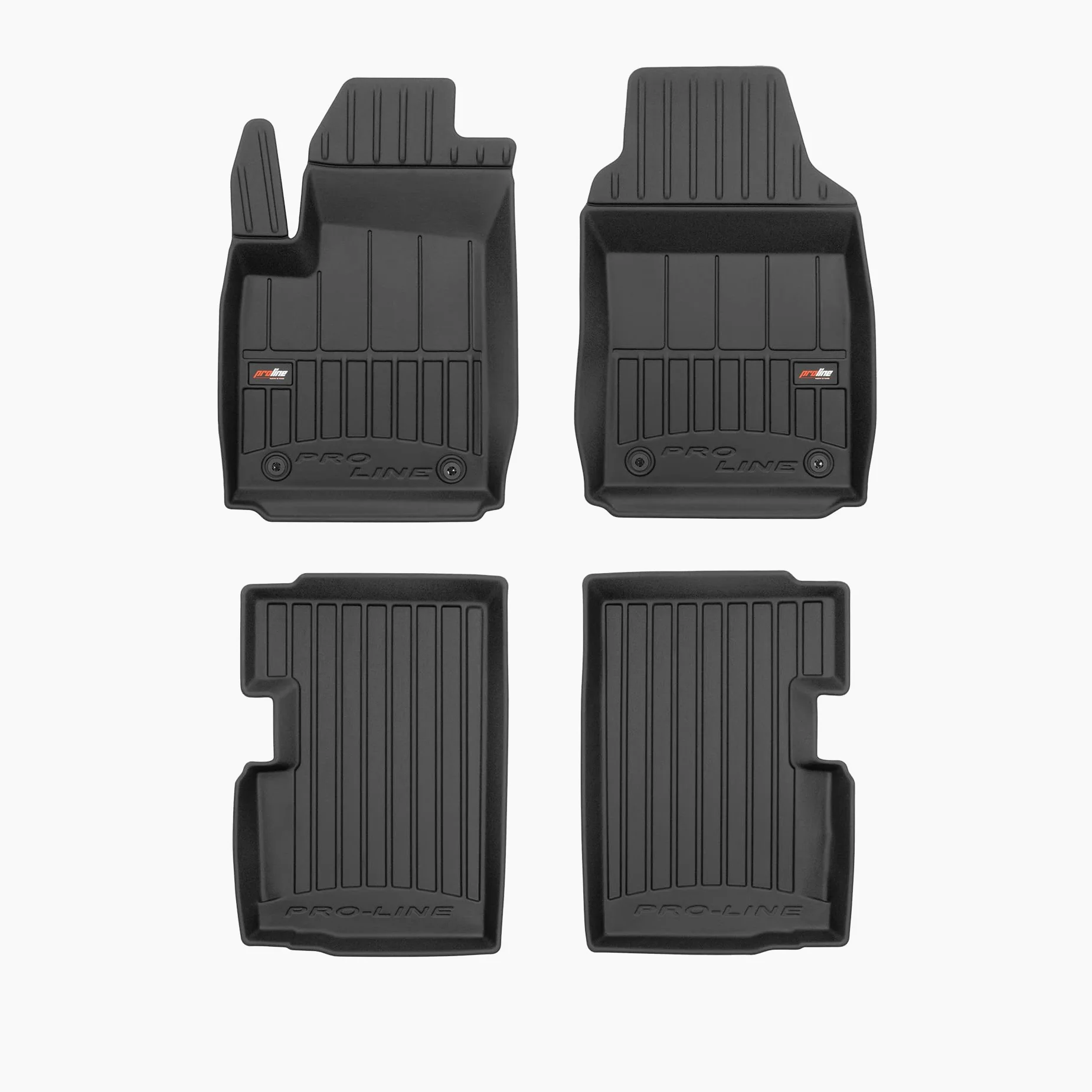 FROGUM ProLine 3D Alfombrillas para Coche exclusivas para Fiat 500 Desde 2007