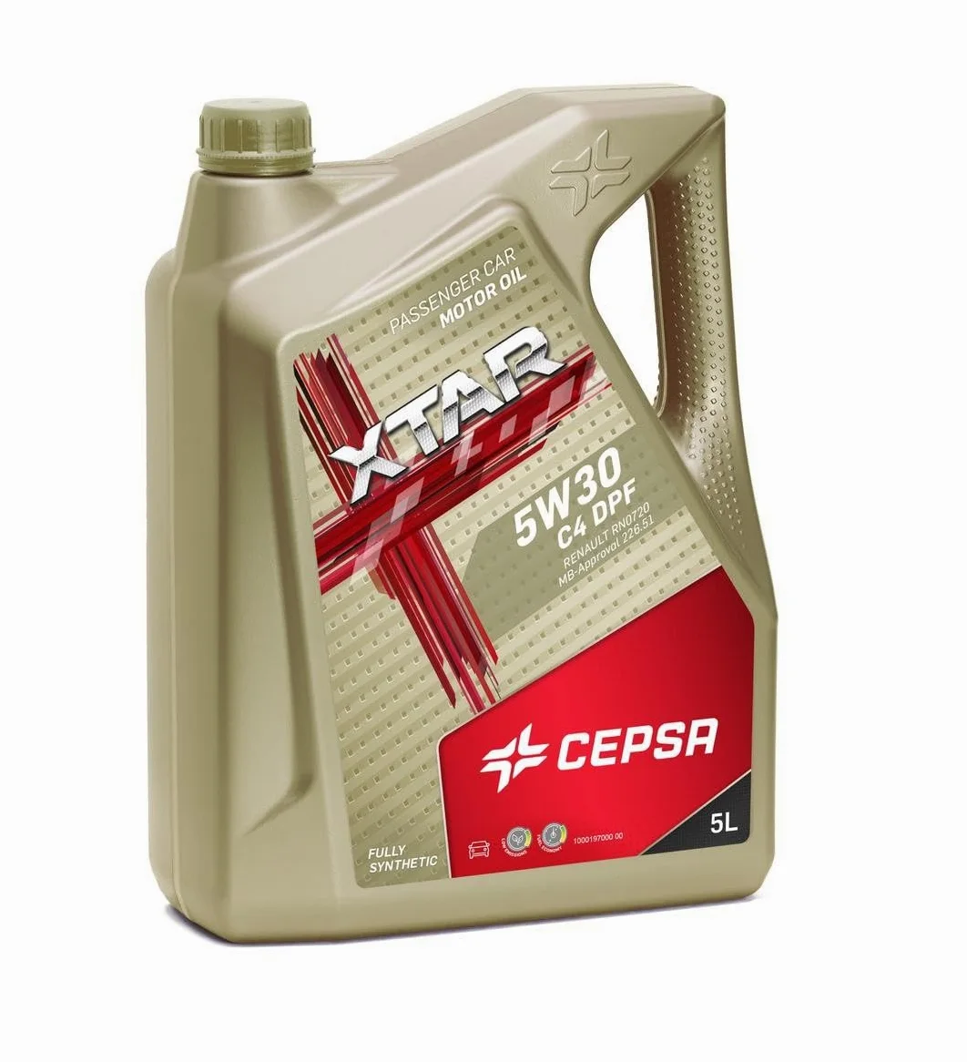 CEPSA 5W30 C4 DPF 5L Lubricante Sintético para Vehículos Gasolina y Diésel