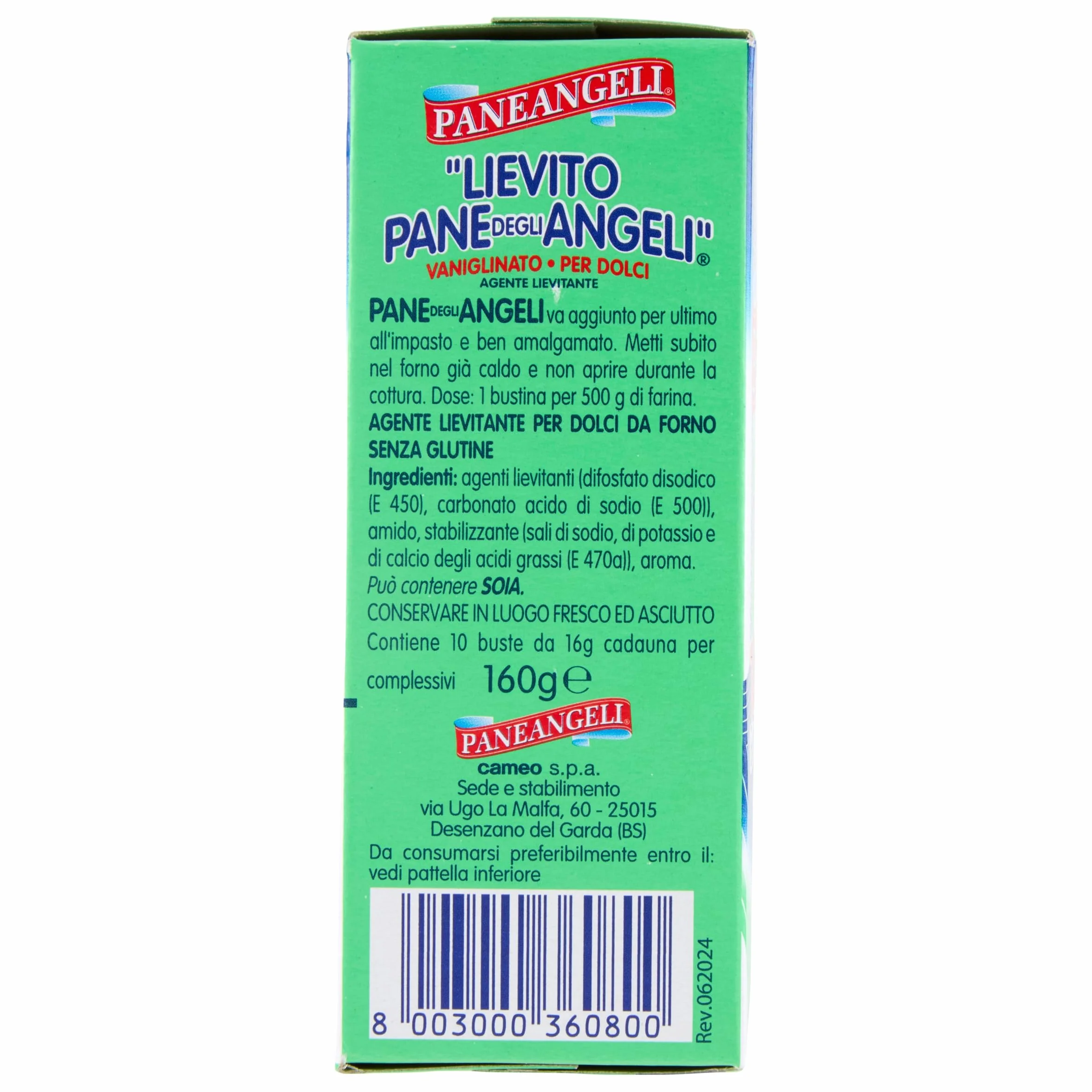 Paneangeli Lievito Pane Degli Angeli Levadura 10 sztuk