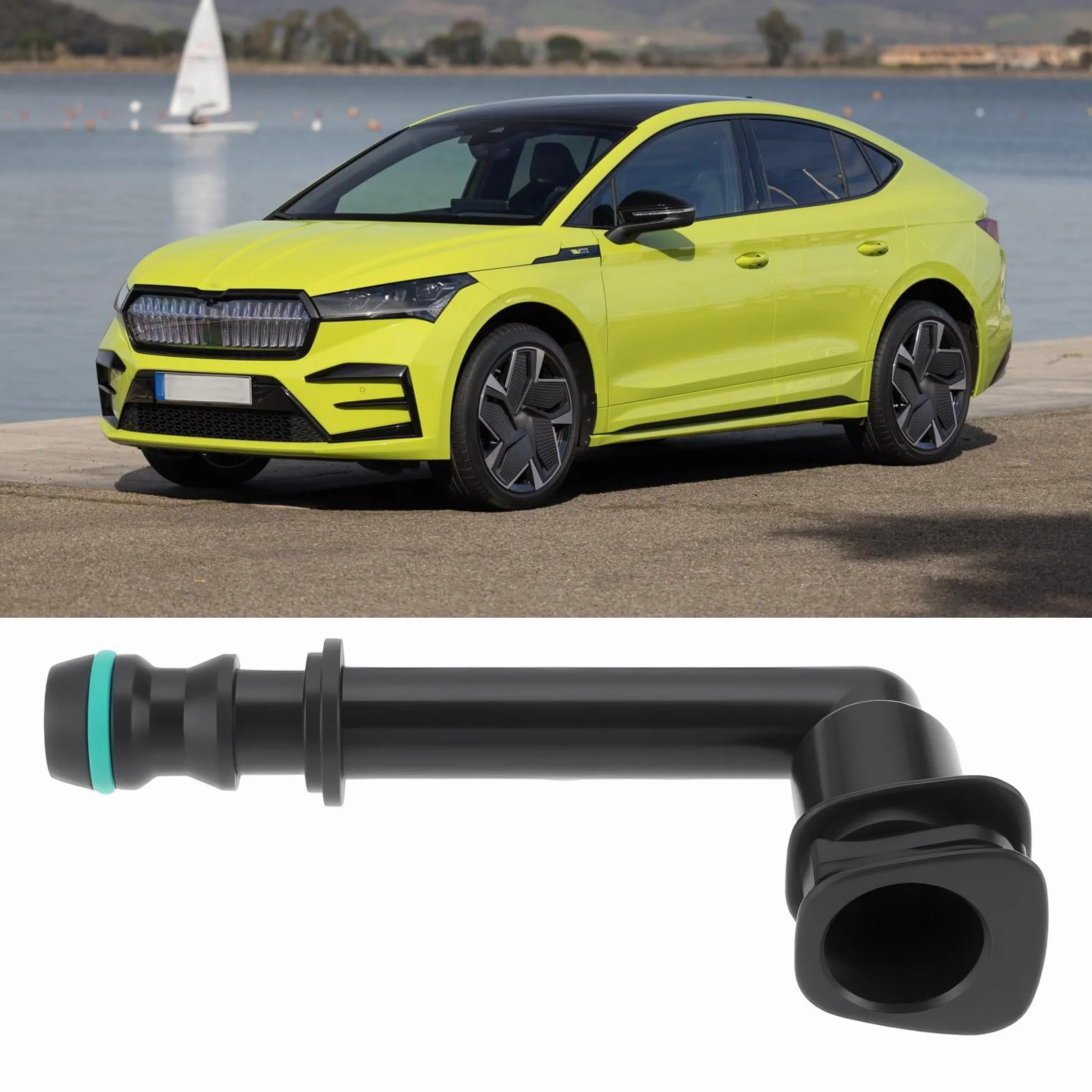 The Lord of the Tools Pieza de Repuesto para Conector de Bomba de Lavaparabrisas 1T0955665 Compatible con Audi Compatible con VW
