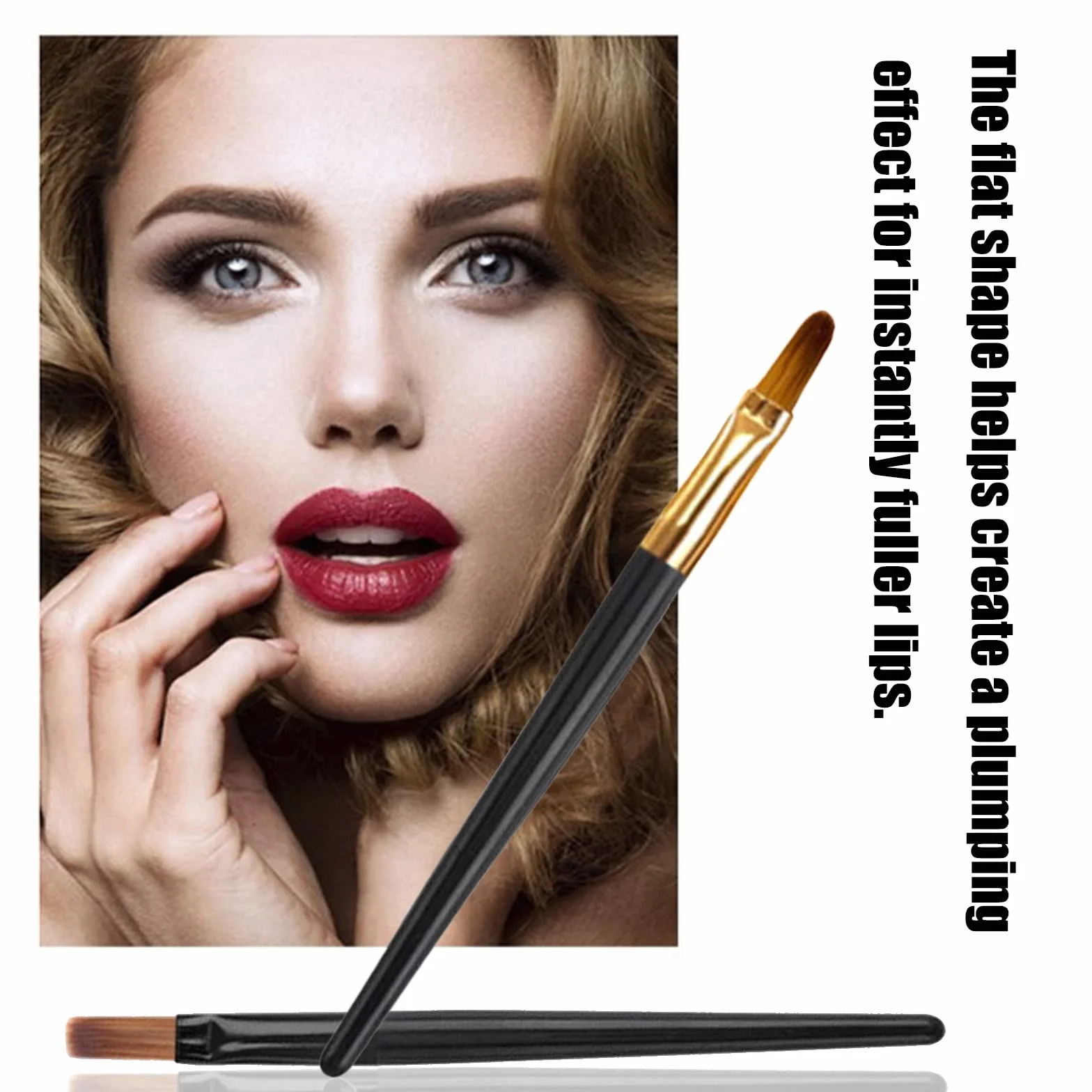 Roseflower cepillo de labios desechable 100pcs aplicador de labios para maquillaje