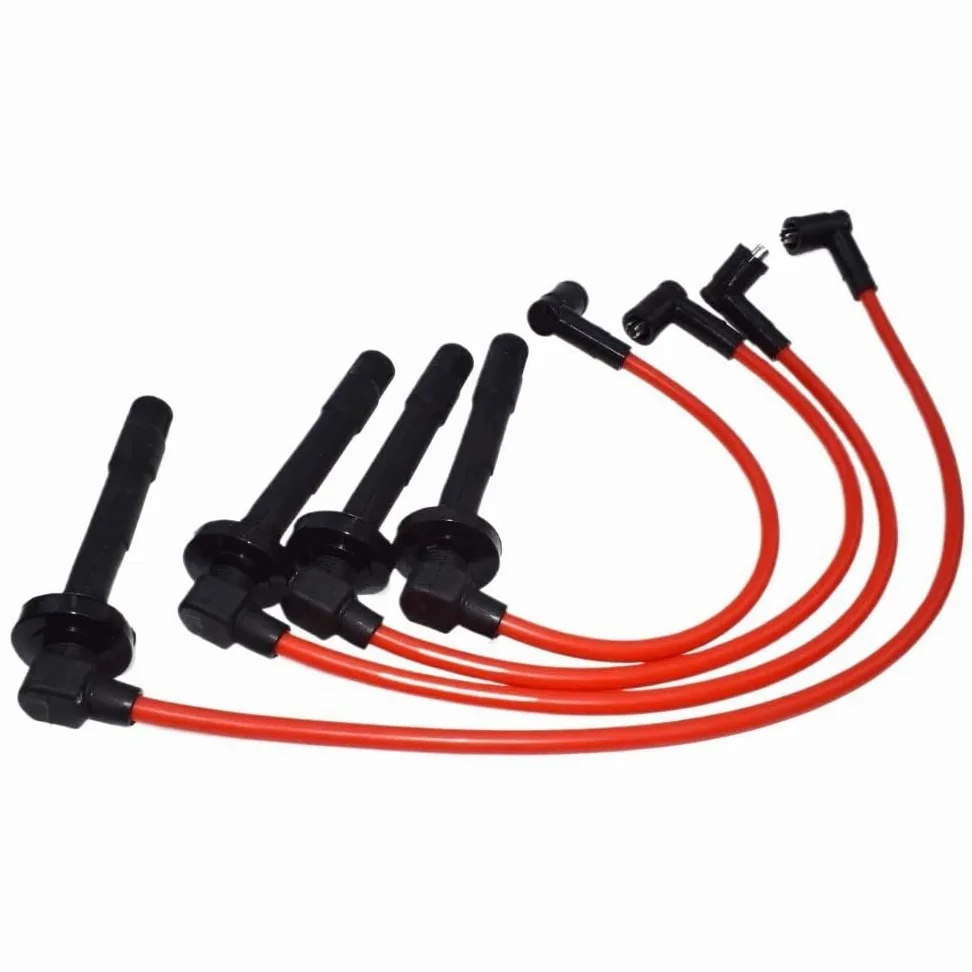 Cables de bujía para Civic DX LX CX EX SI 1.5L 1.6L 1992-1995 Juego de Cables de Encendido para bujías D15 D16 10.2mm
