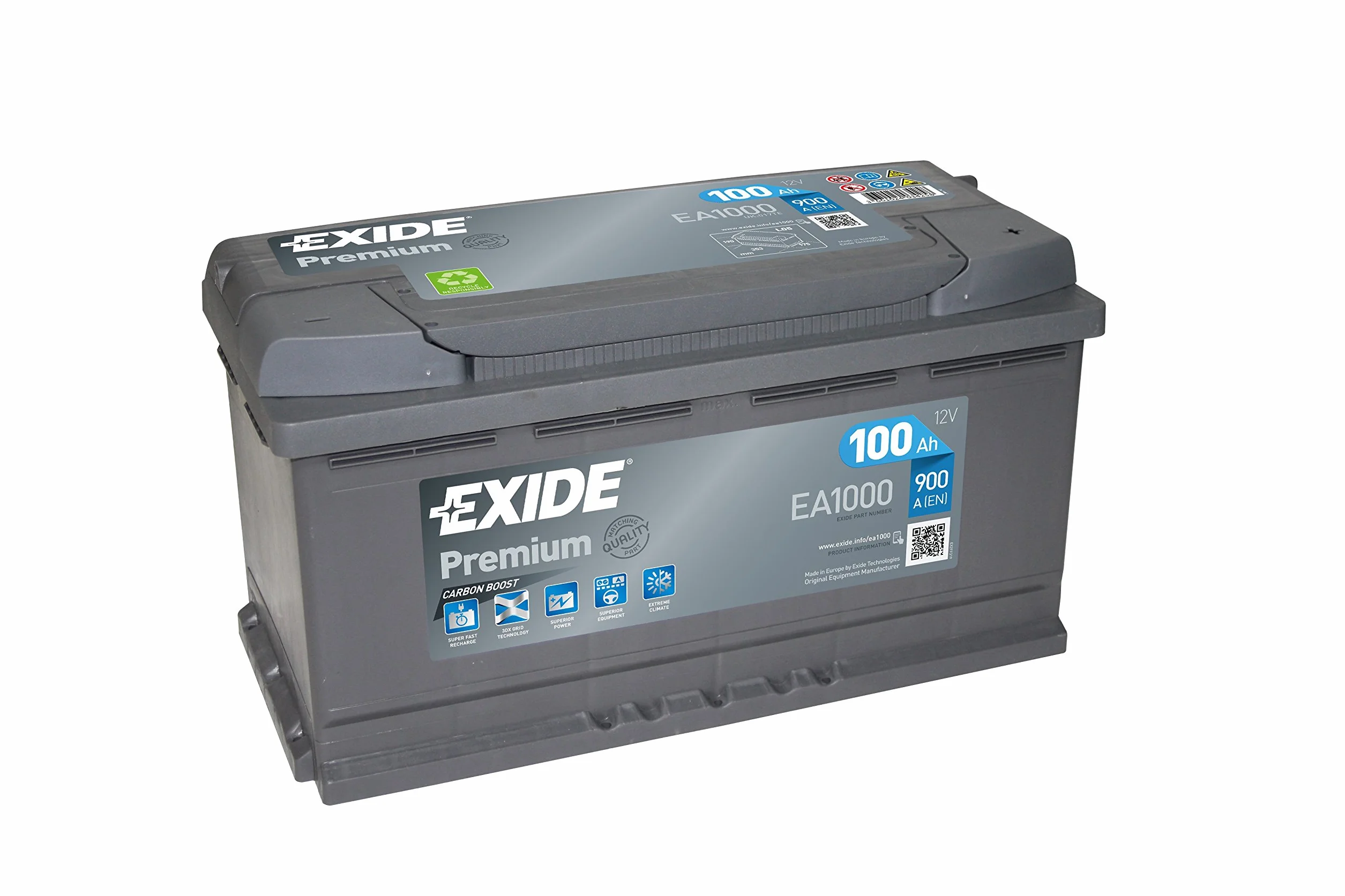 Batería de arranque, de Exide, EA1000