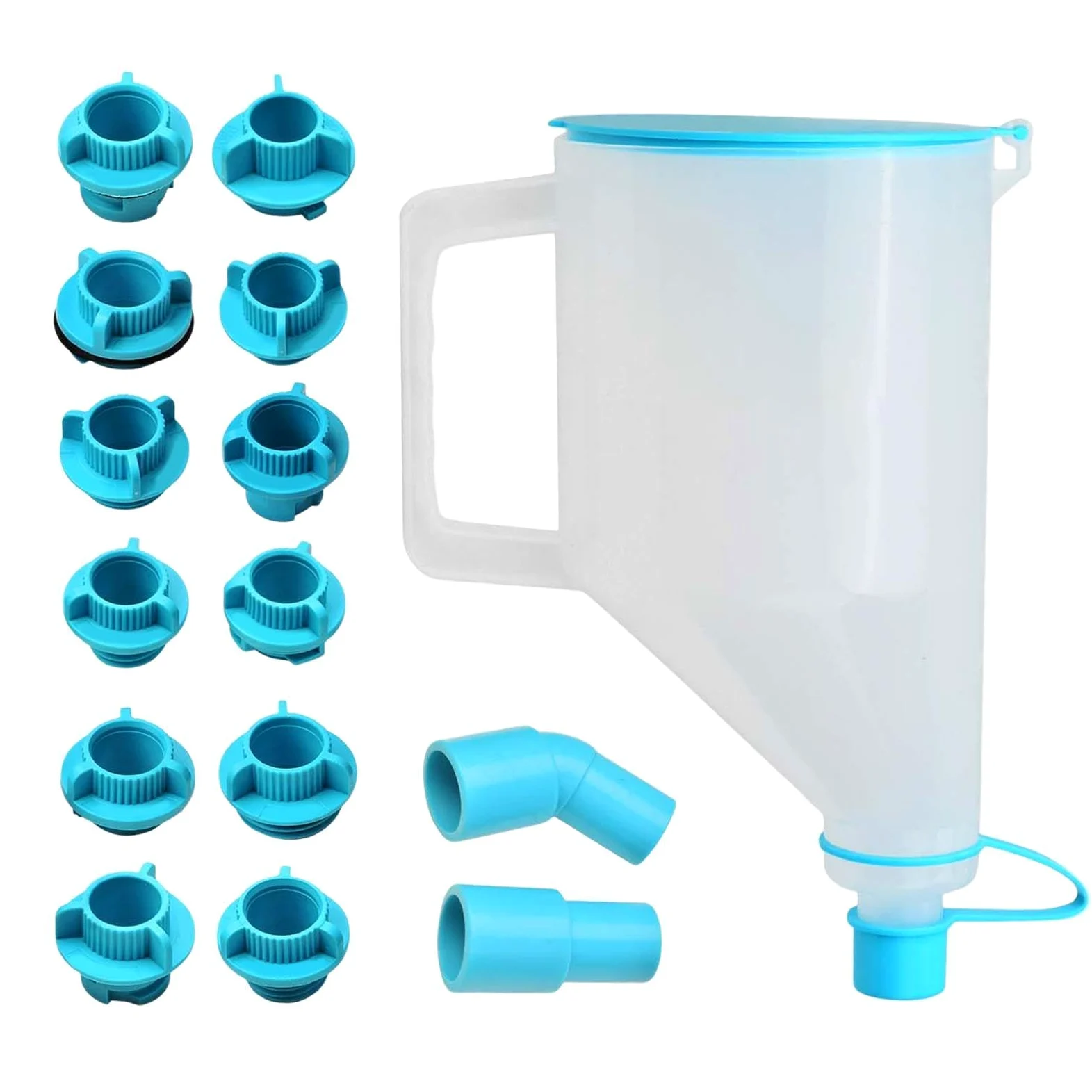 Kit De Embudo De Multiusos Herramienta De Filtro De Motor Para Automóvil | Embudo De Para Vehículo, Cocina Y Llenado Líquido Refrigerante Motor