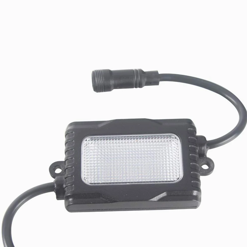 SXMA 8 Pods RGB Led Rock Luces Lampara Coche Camión Automóvil Impermeable Rock Luz Multicolor con Bluetooth Caja de Control para Offroad Barco Camión