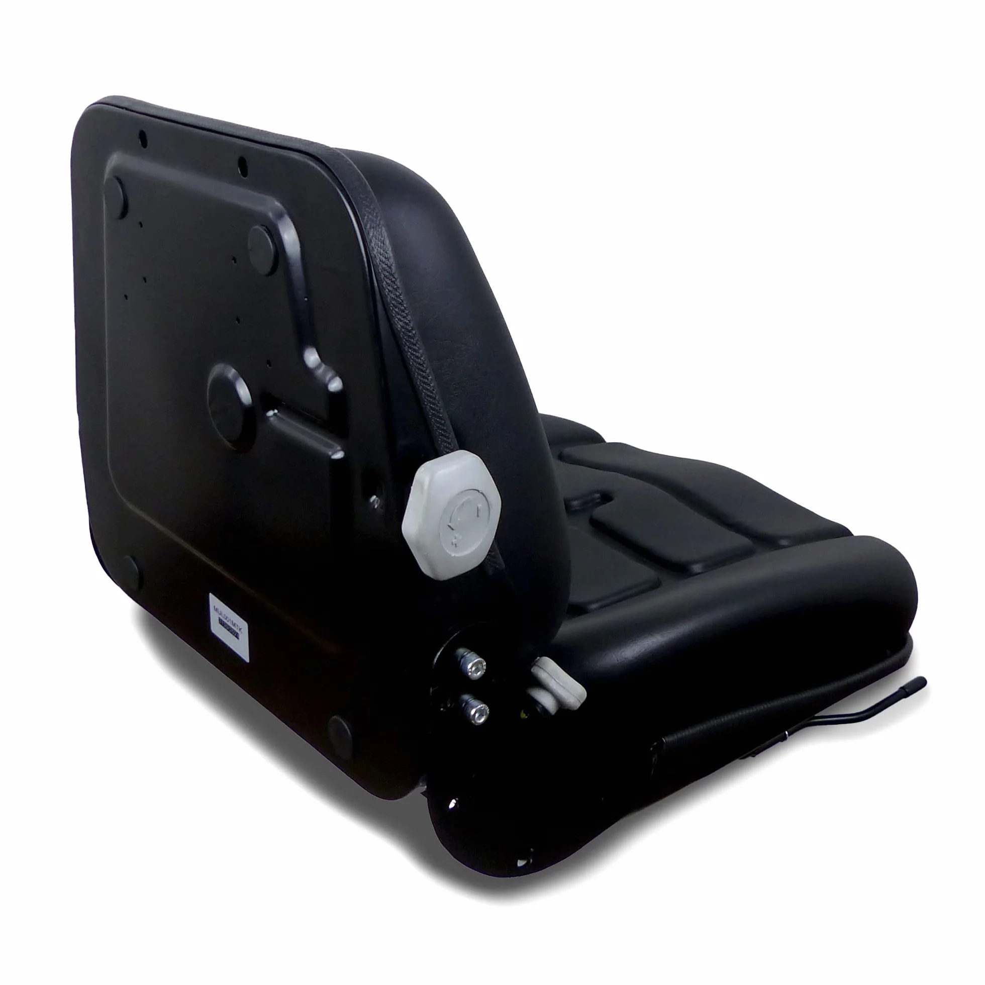 Asiento con molleggio integrado + Cinturón con arrotolatore para tractor cingolato y carro elevador Cod. 38026