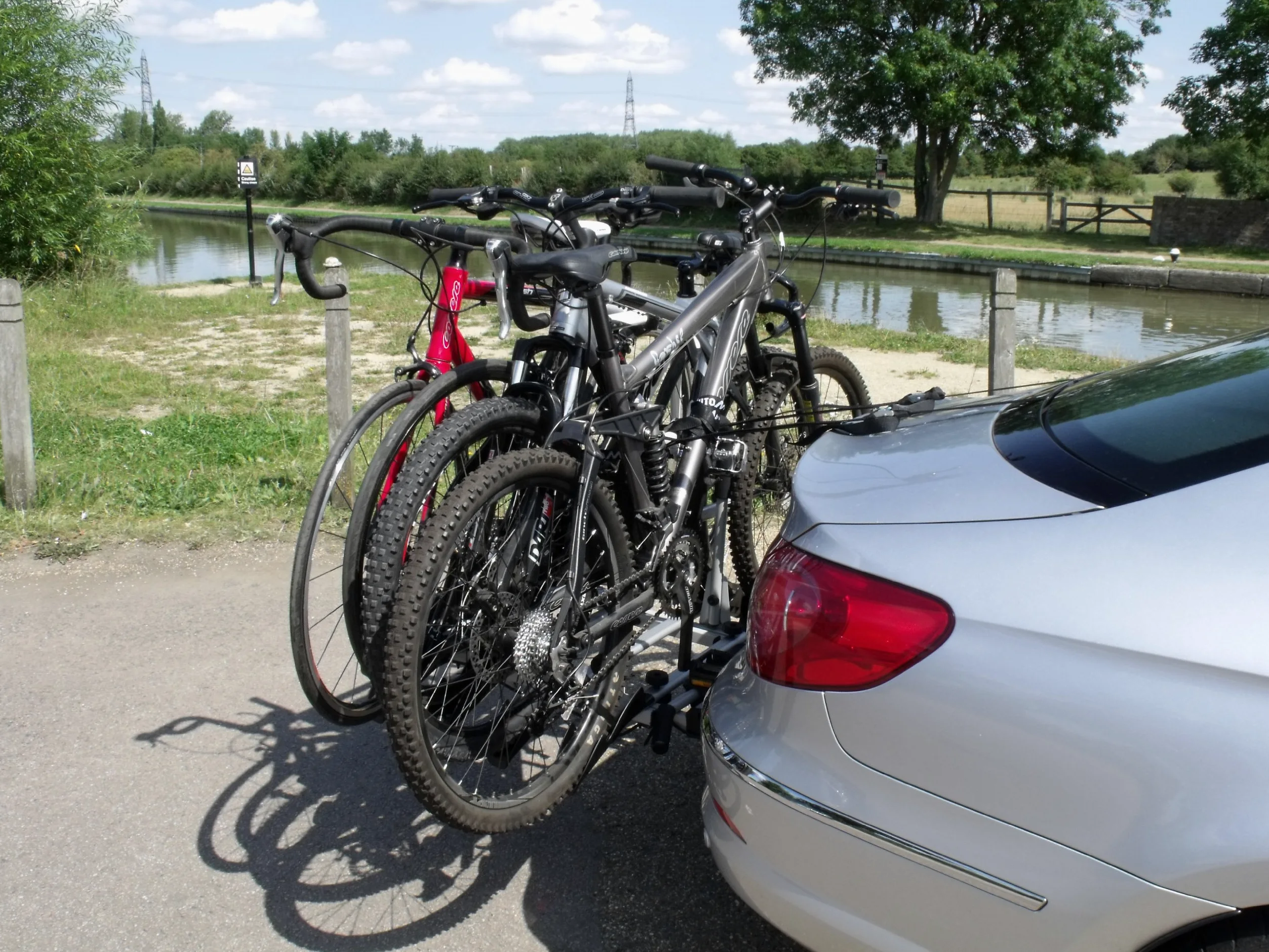 Automaxi Allroad 4 - Portabicicletas para Parte Trasera de Coche (4 Bicicletas)