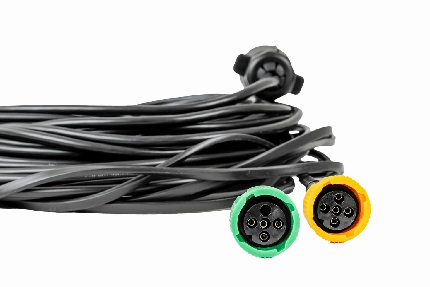 DOBPLAST Kit de Pilotos Traseros DPT35 y Luces de Posición LED DPT15 para Remolque con Arnés Eléctrico MANTES de 7m Enchufe 7 Pines 12V Instalación de Luces Segura | Kit completo con luces traseras DOBPLAST DPT35 y luces de posición LED para maquinaria ag