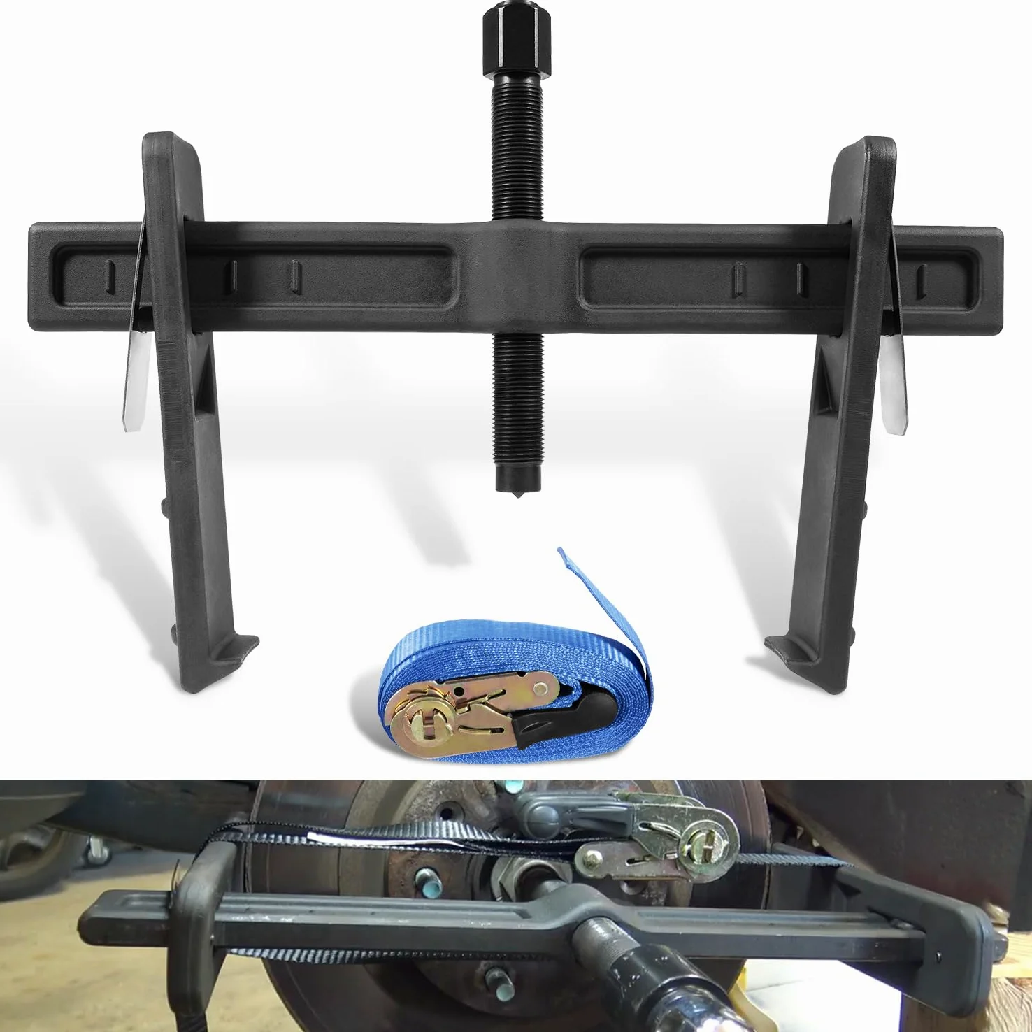 Extractor de tambor y rotor 6980, extractor de cubo de freno de tambor para quitar tambores de buje, rotores, ruedas motrices, engranajes, volantes de inercia, poleas
