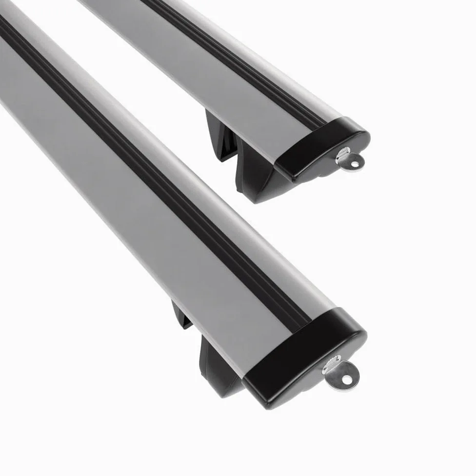 Mossa Barras de Techo ALU aptas para Ford Tourneo Connect 13-18 Plata DA | Furgoneta, II - railing integrado
