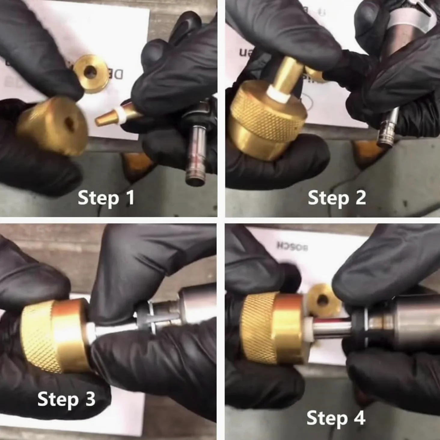 DPTOOL Kit de herramientas de instalación y extracción del sello del inyector de combustible para BMW 130280 | Motor BMW N13 N14 N18 N20 N26 N43 N53 N54 N55 N63 N74 S55 S63, para BMW Gen 1&2 B38 B48 B58 Inyector 2016-2022/23