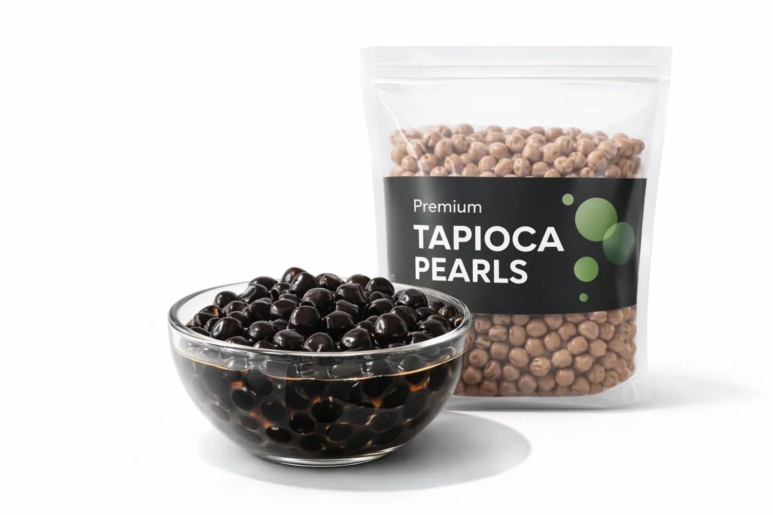 Perlas de Tapioca para Bubble Tea Beitea Negro de Cocción Rápida