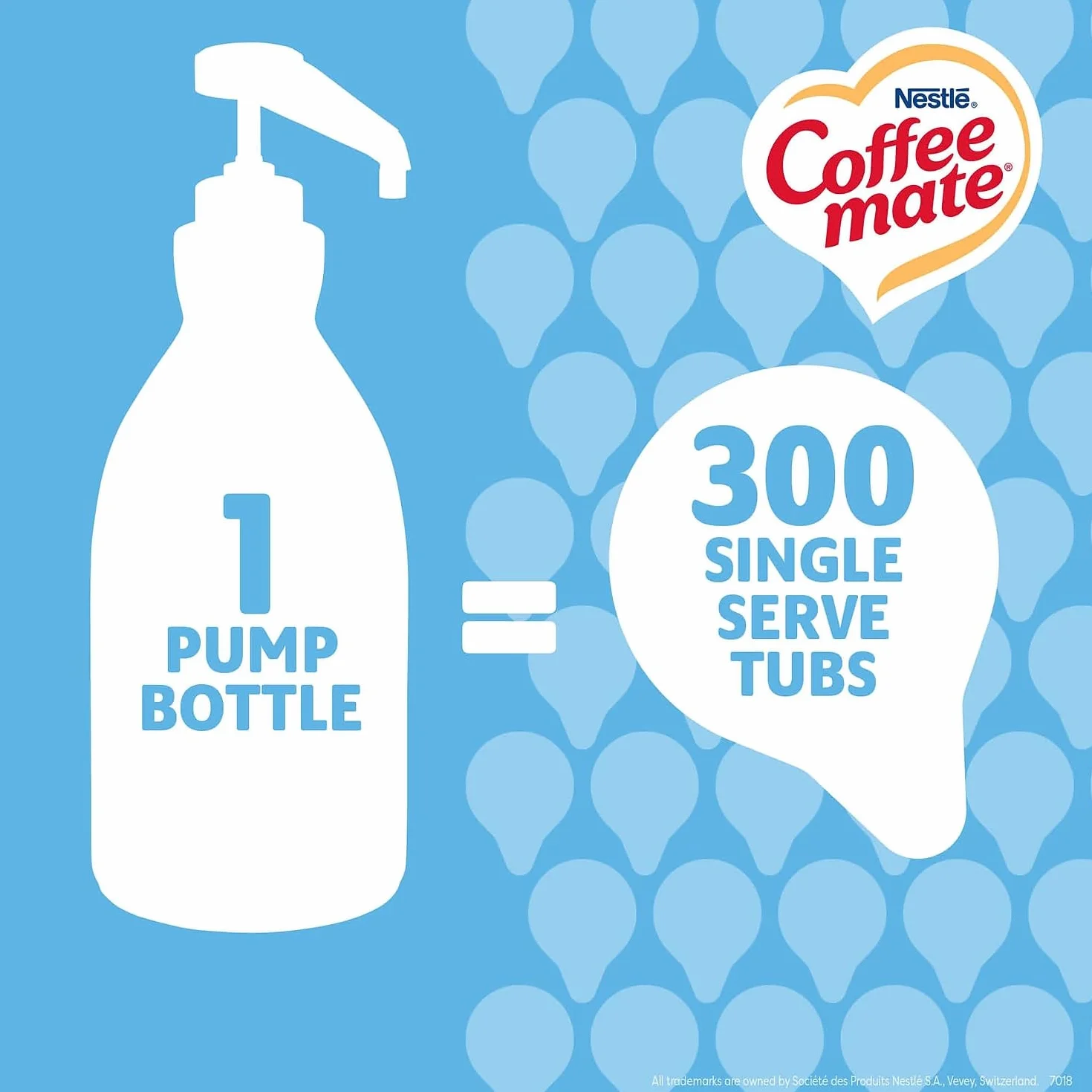 Nestle Coffee-mate Liquid Creamer Pump, 1.5 liter French Vanilla