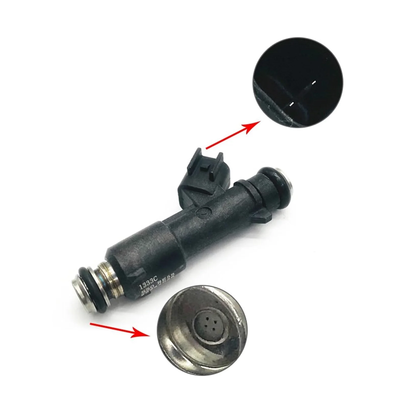 Boquilla Aceite Combustible OEM 28264039 2826 4039 2826-4039 4 Uds para Boquilla Repuesto Pulverización Coche Inyectores Gasolina Sistema Combustible Pieza Repuesto Boquilla Inyector