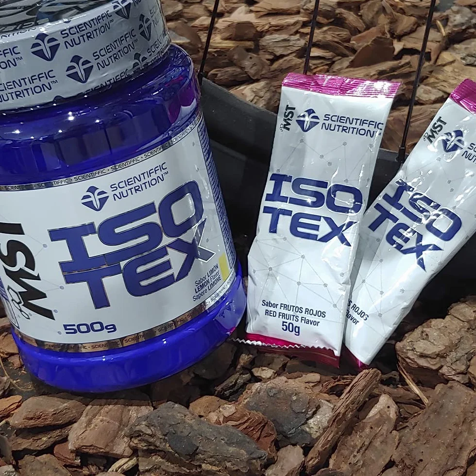 Scientiffic Nutrition Isotex Bebida Isotónica Instántanea en Polvo Sales Minerales Electrolitos Energía Sabor Limón 500 g
