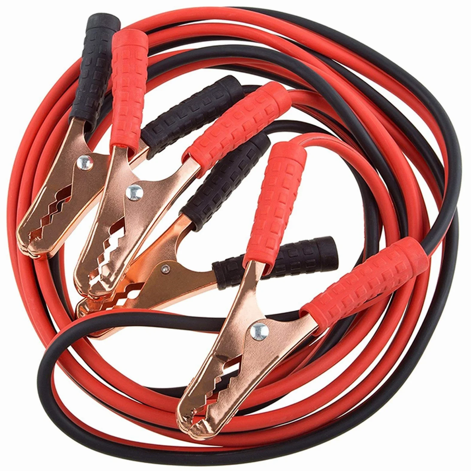 Cables de batería 1800AMP 500AMP 1000AMP Cable de Refuerzo Terminales de Emergencia Cables de Arranque para automóvil Furgoneta Camión (Color : 200CM 500AMP) (200cm 1000amp)