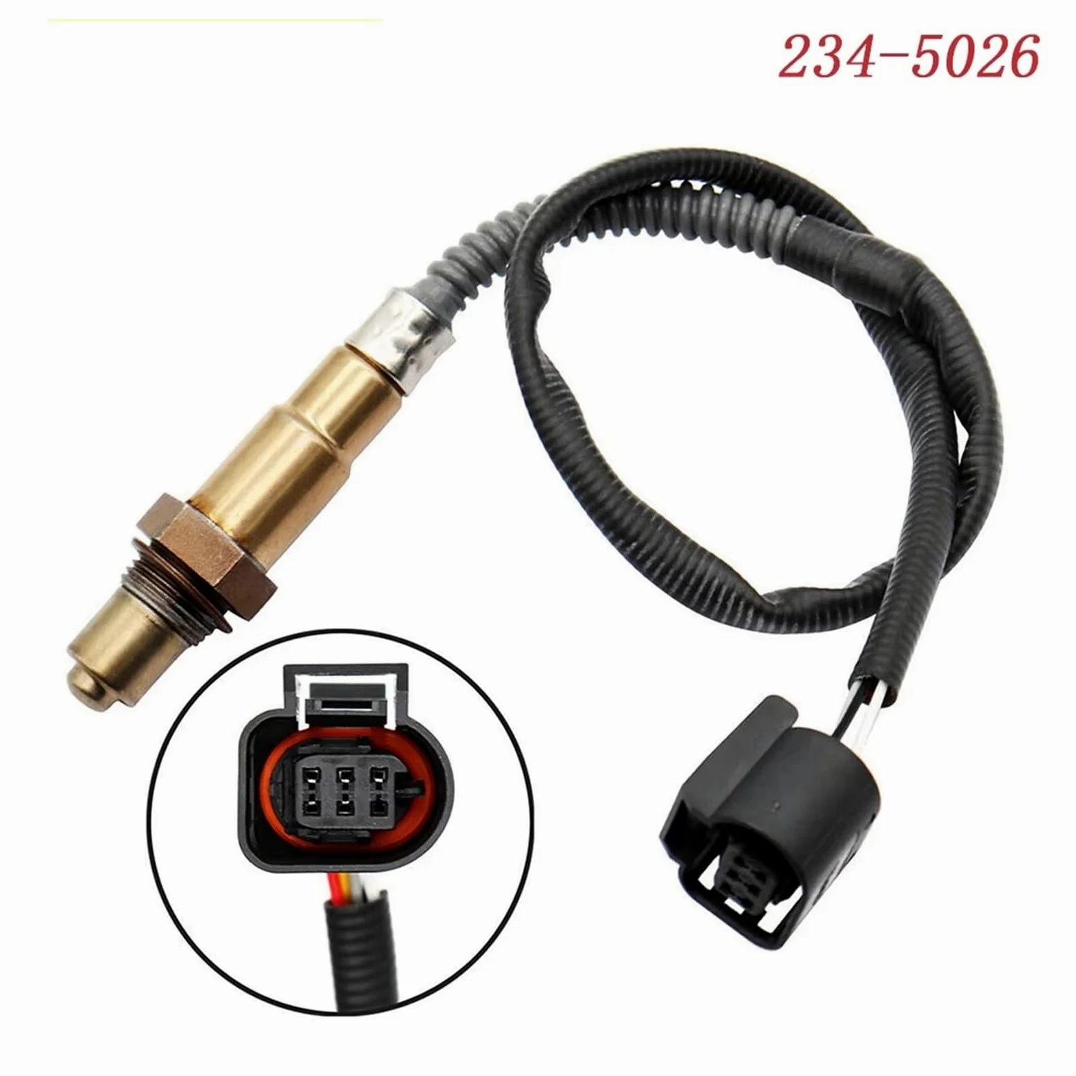 Sonda Lambda para Mini para Cooper S R55 R56 R57 R58 R59 R60 R61 Sensor Oxígeno Lambda O2 5 Cables Ascendente 11787576673 234-5026 0258017172 Sensor Oxígeno