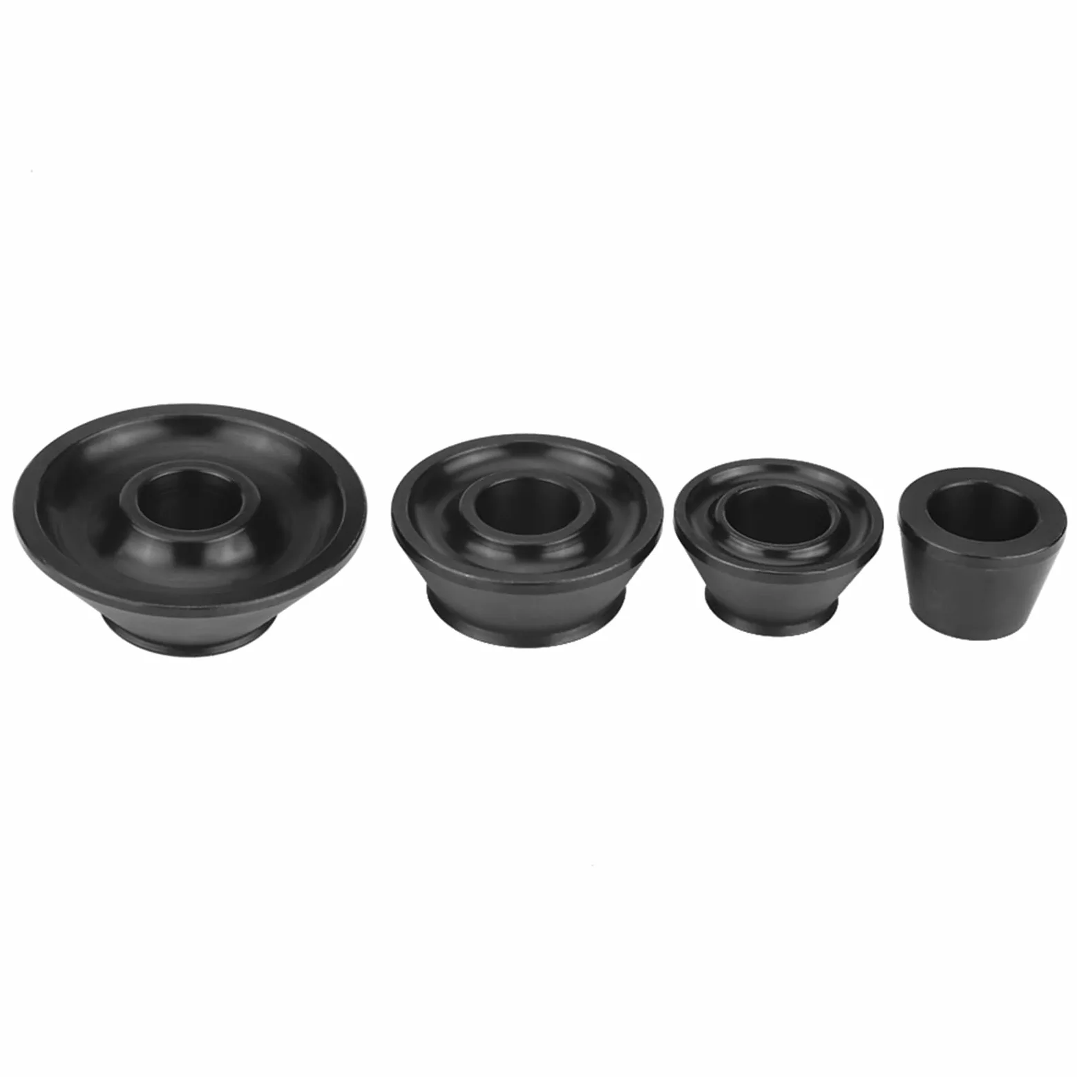 Conos Adaptadores de Equilibrador de Rueda Premium, Duraderos para Eje de 40mm, Aptos para Coche SUV con Orificios de Cubo de 1,77 "a 5,39", 4 Uds.