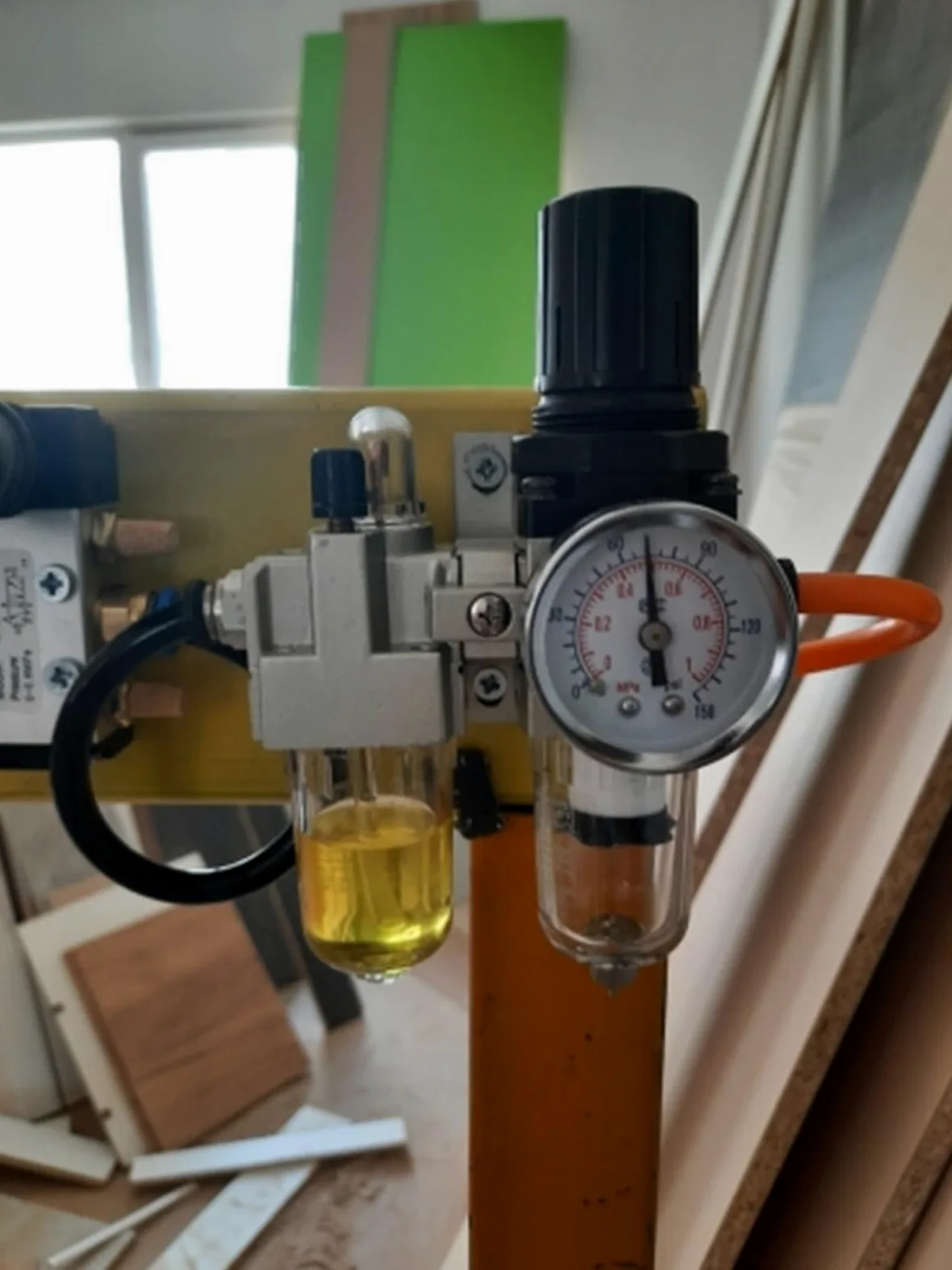 AC2010-02 Bomba de Aire de Suministro de Drenaje Manual Compresor Filtro de Aceite Regulador Separador de Agua neumático(AC2010-02)