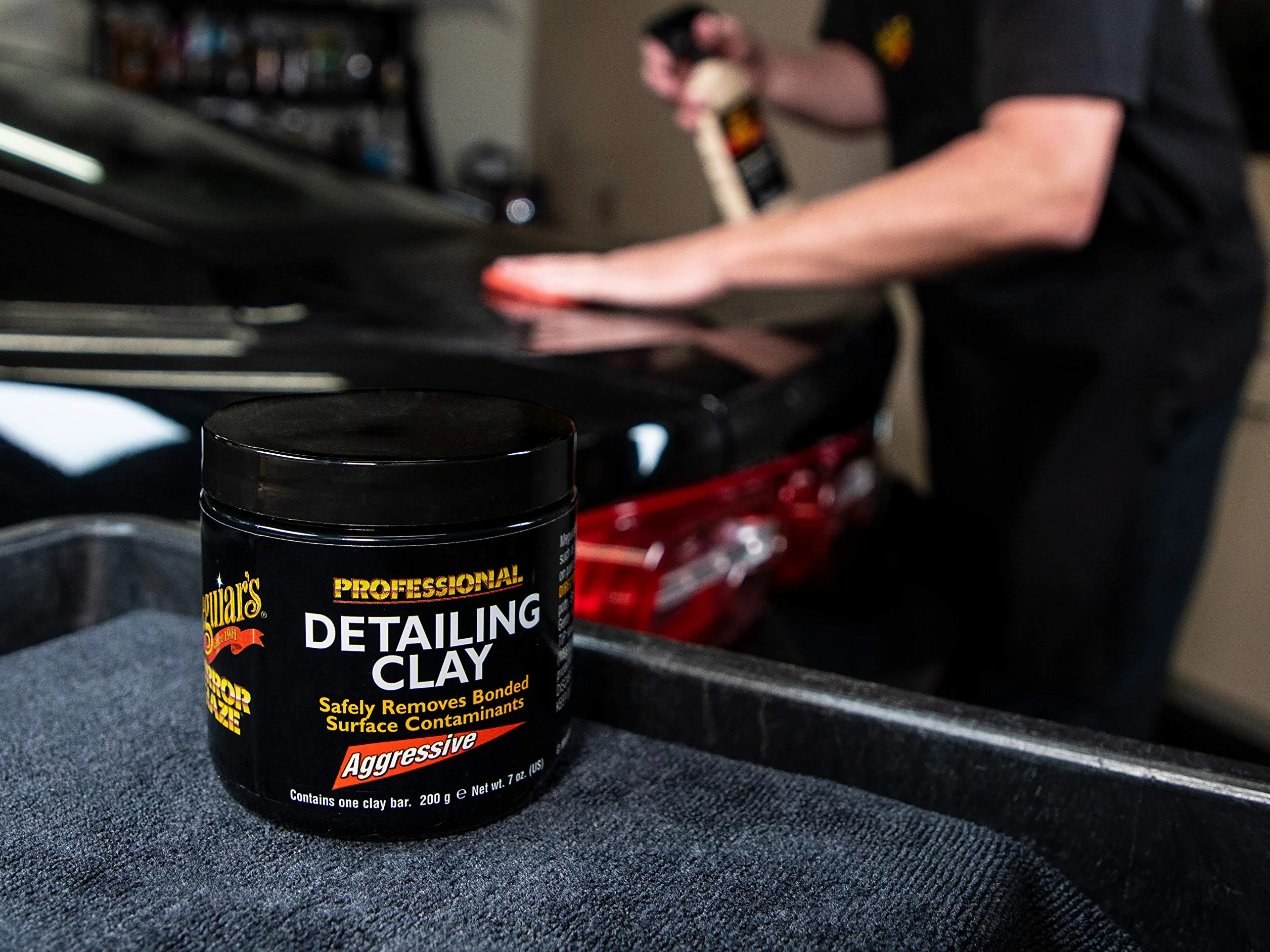 Meguiar's Arcilla profesional para detalles, suave, C2000 – Barra de arcilla para coche elimina de forma segura los contaminantes adheridos a la pintura para un acabado suave y brillante – Barras de