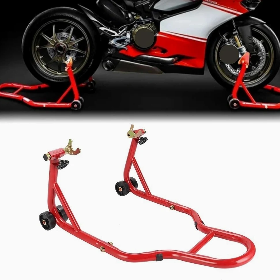 Soporte estacionamiento Moto​ Elevador De Caballete para Motocicleta 850 Libras, Delantero Y Trasero, Soporte para Ruedas Delanteras Traseras