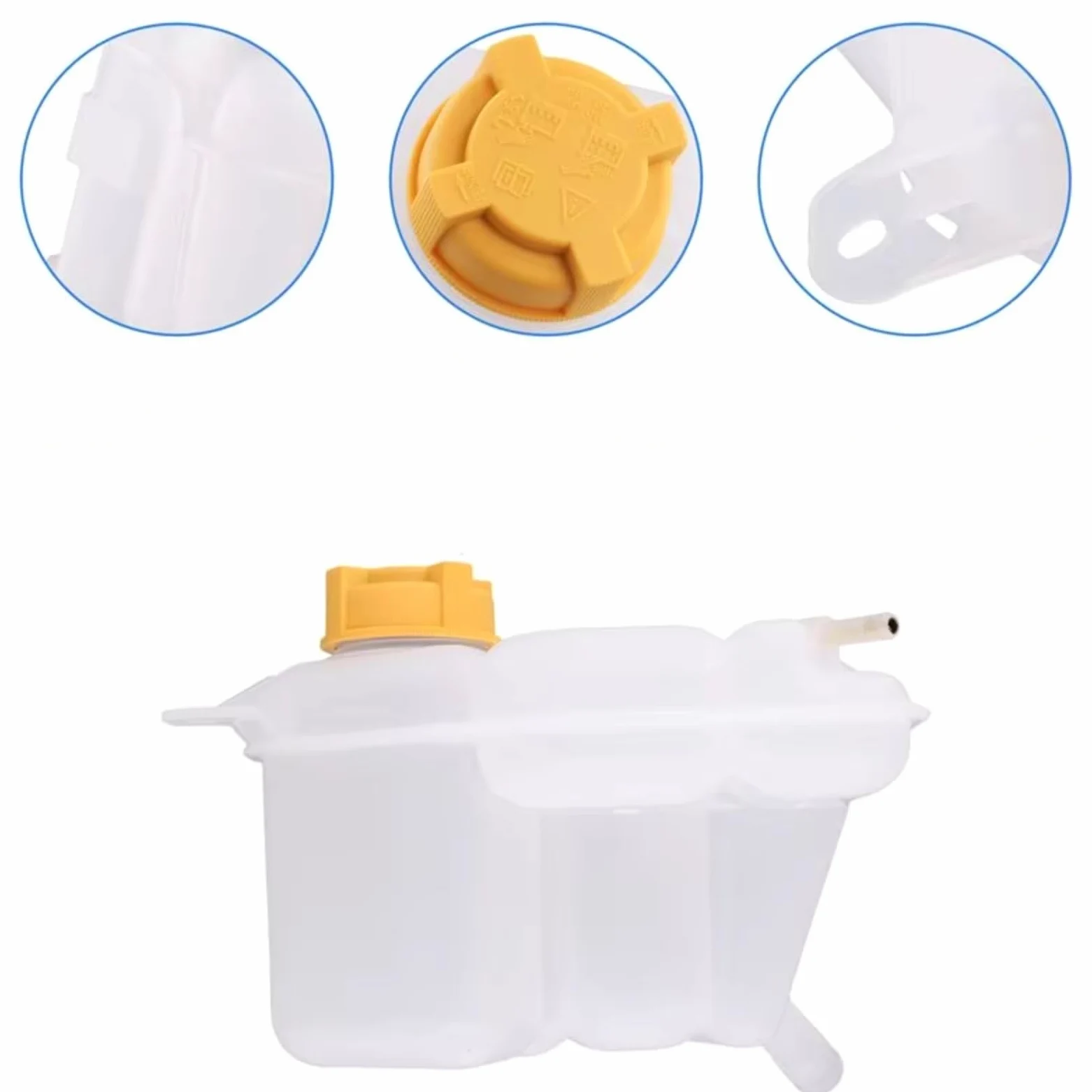 Depósito Radiador Compatible Con Ford Para EcoSport 2004-2012 Tanque De Expansión Agua Del Depósito Refrigerante Motor Coche Cubierta 2S658K218BB 2S652K218AC