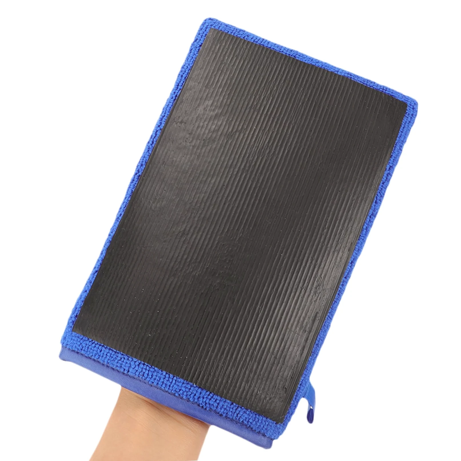 GLEAVI 3piezas Guante De Lavado De Arcilla para Coche Guante Descontaminante Reutilizable para Limpieza Exterior y Detallado Automotriz Azul