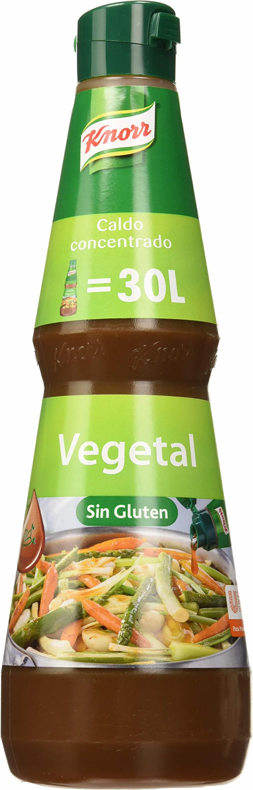 Knorr Caldo Líquido Concentrado Vegetal Sin Gluten 1l