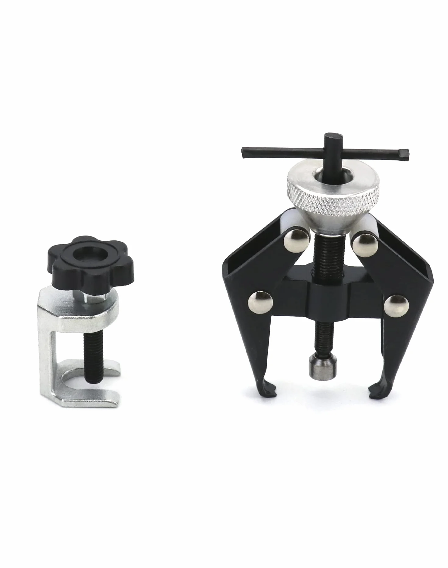 QWORK® 2 piezas extractor de brazo de limpiaparabrisas y extractor de terminales de batería, ajustable, apertura máxima de 36 mm y 16 mm