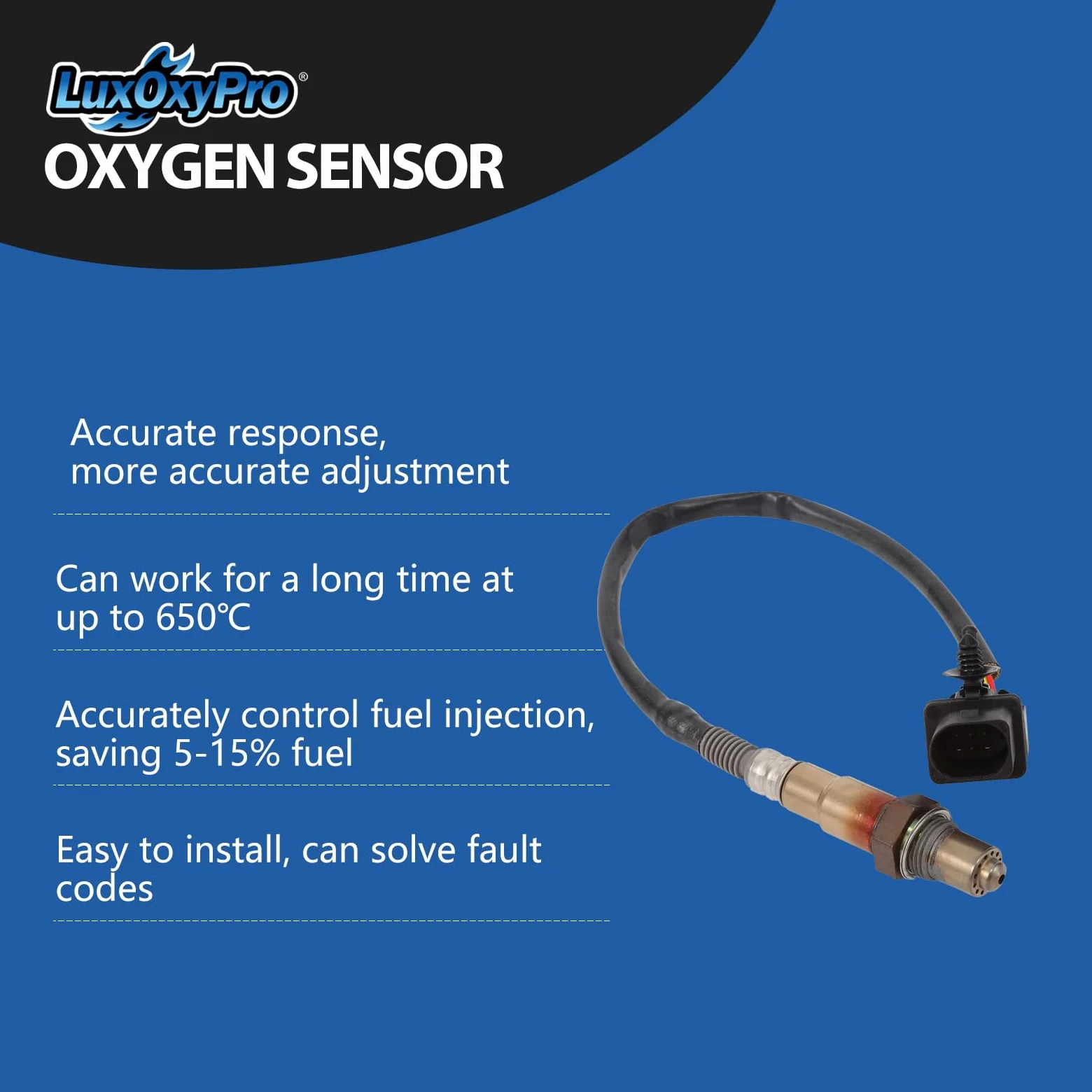 Sensor de oxígeno O2 ascendente para Ford E-150 Escape Explorer para F150 Fiesta Flex Focus Fusion Mustang Connect, para Lincoln MKC MKS MKT MKZ Navigator, para Mazda Tribute, para Mercury Milan
