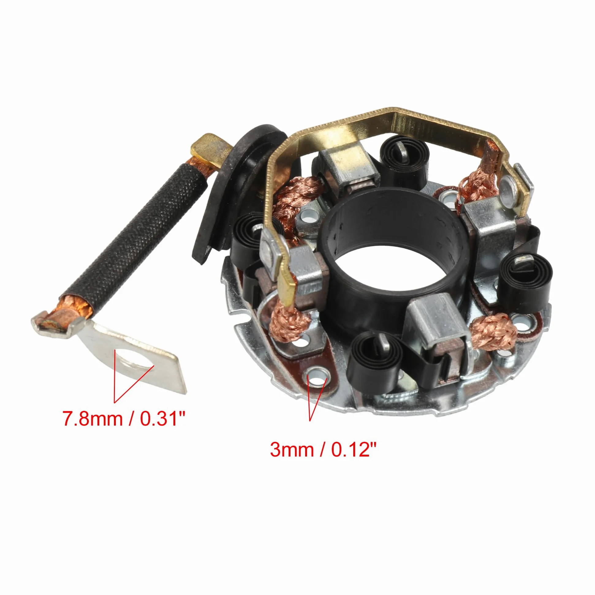 X AUTOHAUX 69-204 Coche Arrancador Cepillo Soporte Ensamblaje Nuevo Arrancador Motor Cepillo