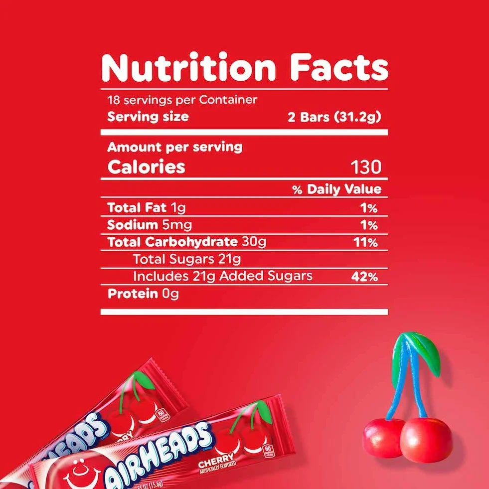 Air Heads Cherry 15,6g