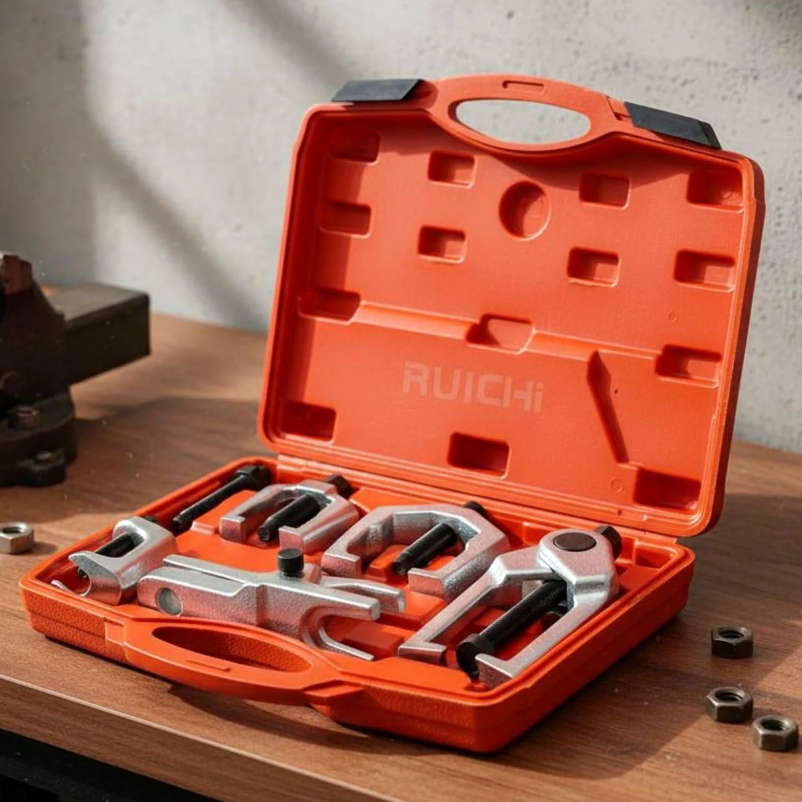 5 Piezas Juego de Extractores de Rótulas Portátil Extractor Rótula Del Brazo Inferior Universal Kit Suspensión Frontal