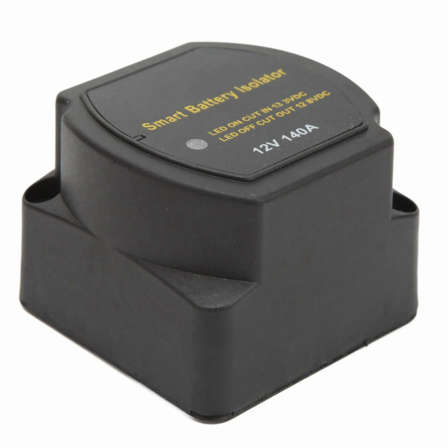 Kit de Aislador de Batería Dual de 140 Amperios, 12 V, Kit de relé Sensible Al Voltaje ABS con Protección de Alto y bajo Voltaje, Cableado de Cobre para Automóviles, Vehículos Recreativos,