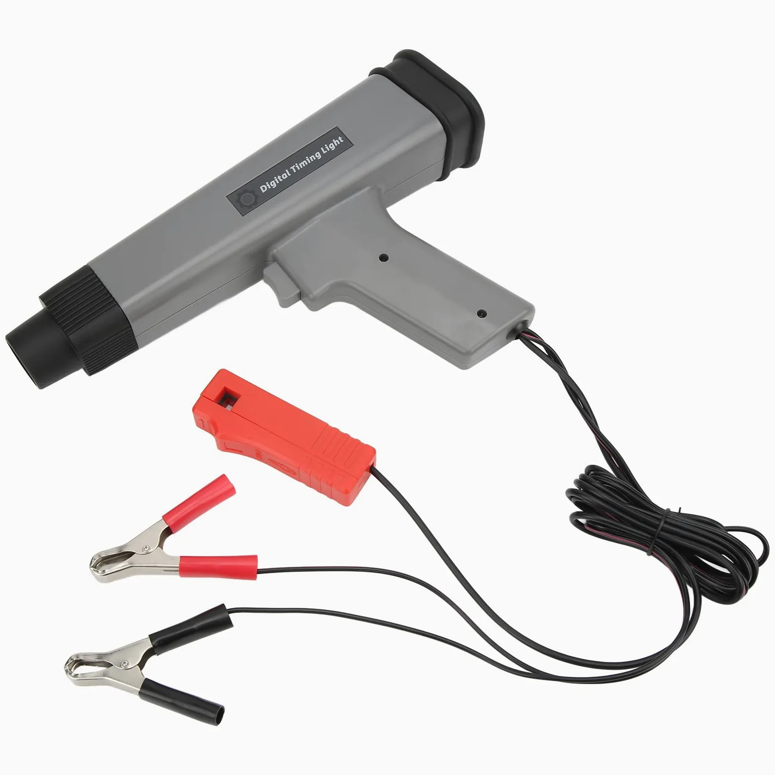 Luz de Sincronización del Motor del Automóvil, Luz de Sincronización Estroboscópica Inductiva del Temporizador del Motor Digital de 12 V del Automóvil Luz de Sincronización de Encendido de 12 V para