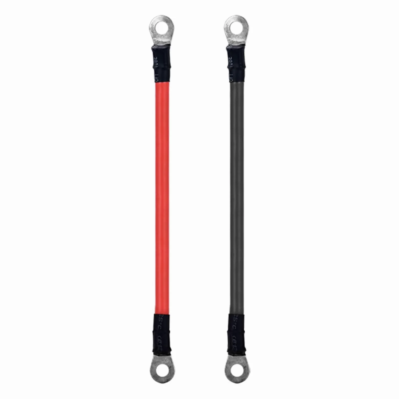 Cable de conexión del inversor de batería 8 6 4 2 AWG Cable de Arranque de Puente for batería de Coche UPS inversor M8 M6 M10 Cable de Alta Corriente(R and B,500CM_2AWG-35MM2-M8)