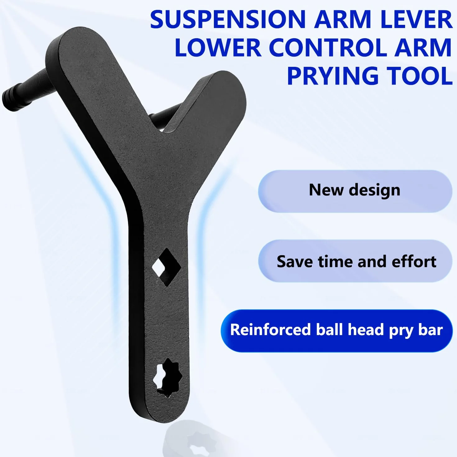ZKTOOL Herramienta de Palanca de Brazo de Control Inferior de Suspensión, Herramienta de Extracción de Gancho de Barra de Suspensión, Herramienta de Buje de Suspensión