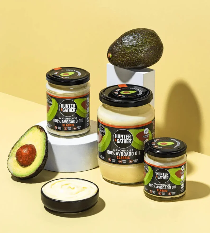 Hunter & Gather Mayonesa de Aceite de Aguacate Clásico 630g Paleo Keto Sin Azúcar Sin Gluten