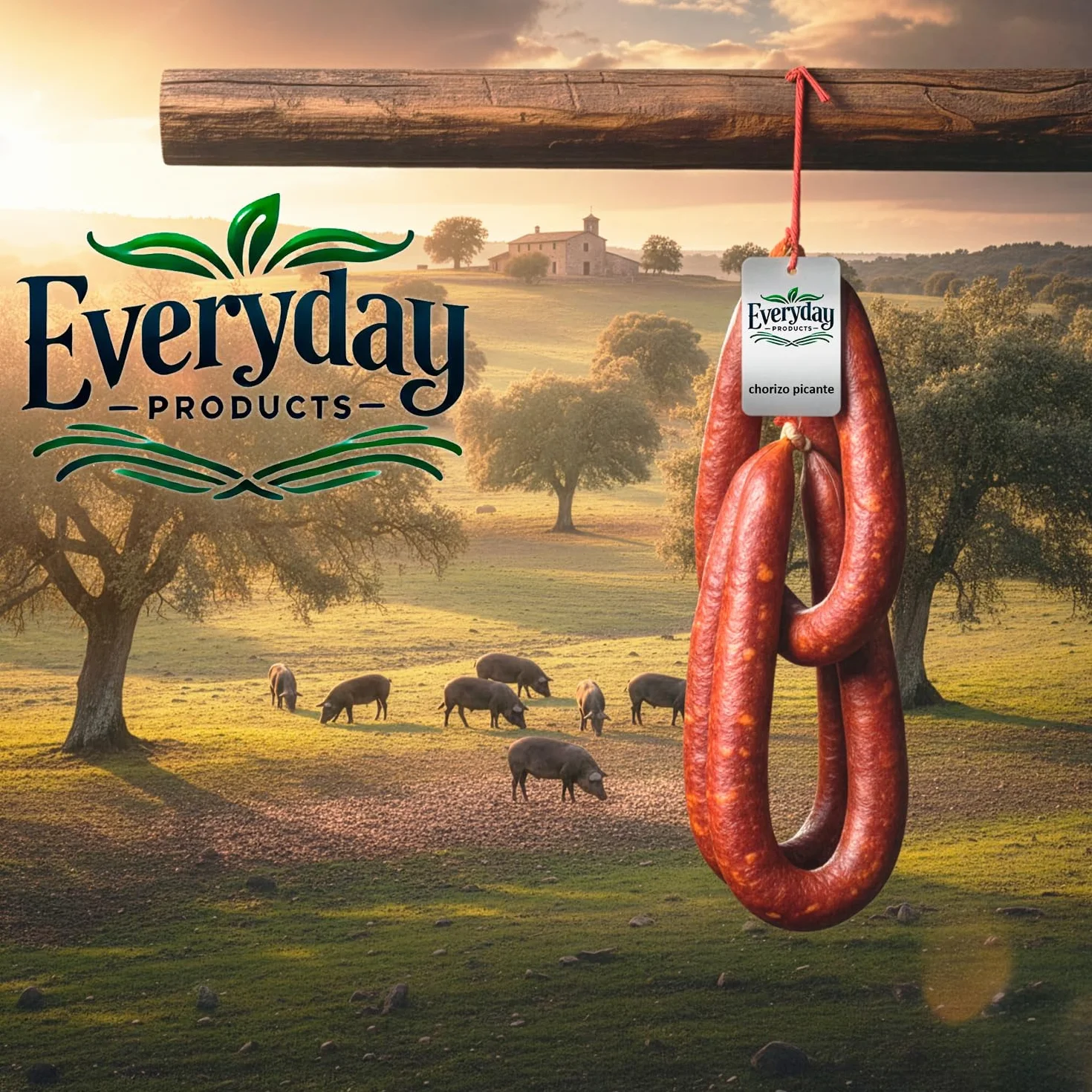Chorizo Sarta Picante de Zamora 500g Embutido Artesano con Pimentón de La Vera Picante Sin Gluten