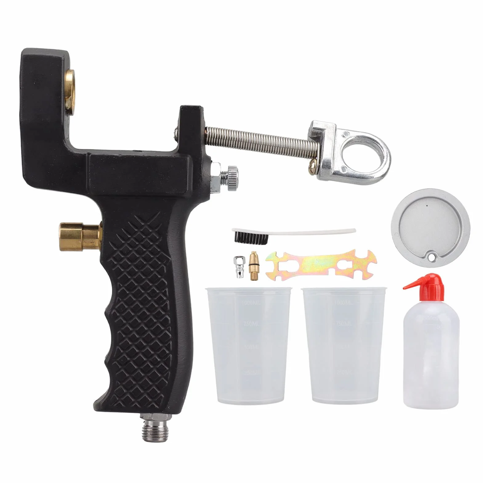 FTVOGUE Pistola Pulverizadora Portátil de Capa de Gel FN5 Pistola de Copa con Boquilla de 5/32 Pulgadas con Material de Acero de Aleación Uso Amplio para Diversas Aplicaciones